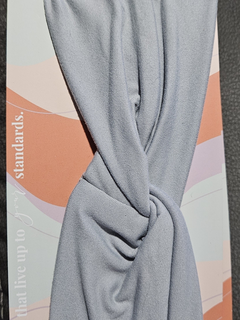 Lilac Market Headband, Light Gray